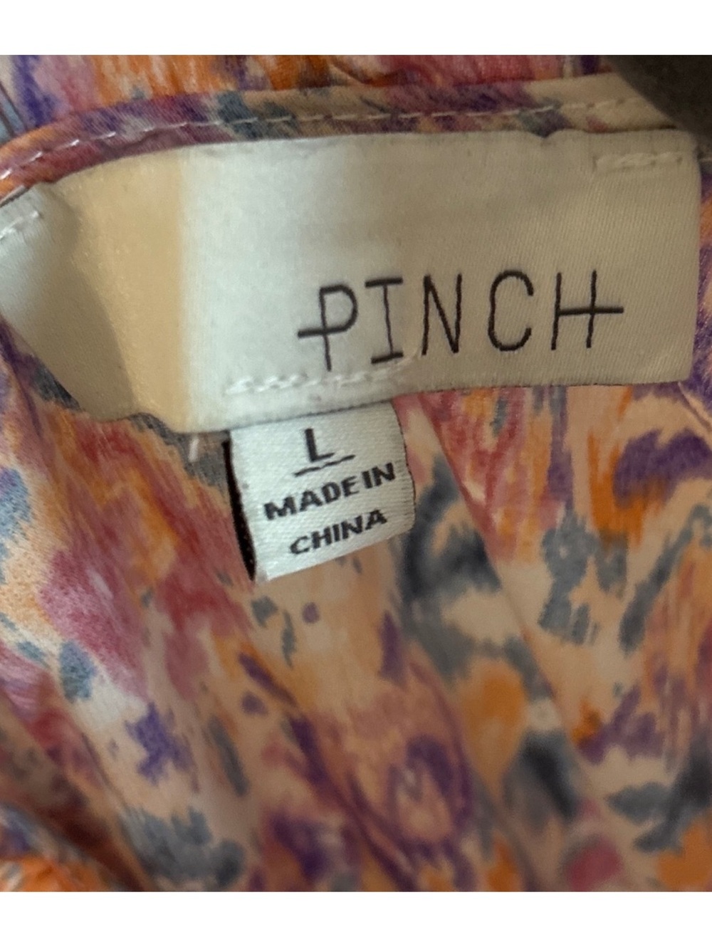 EUC Pinch Floral Tiered Midi Dress Florals with Yellow, Pink and Purple - Picture 6 of 7